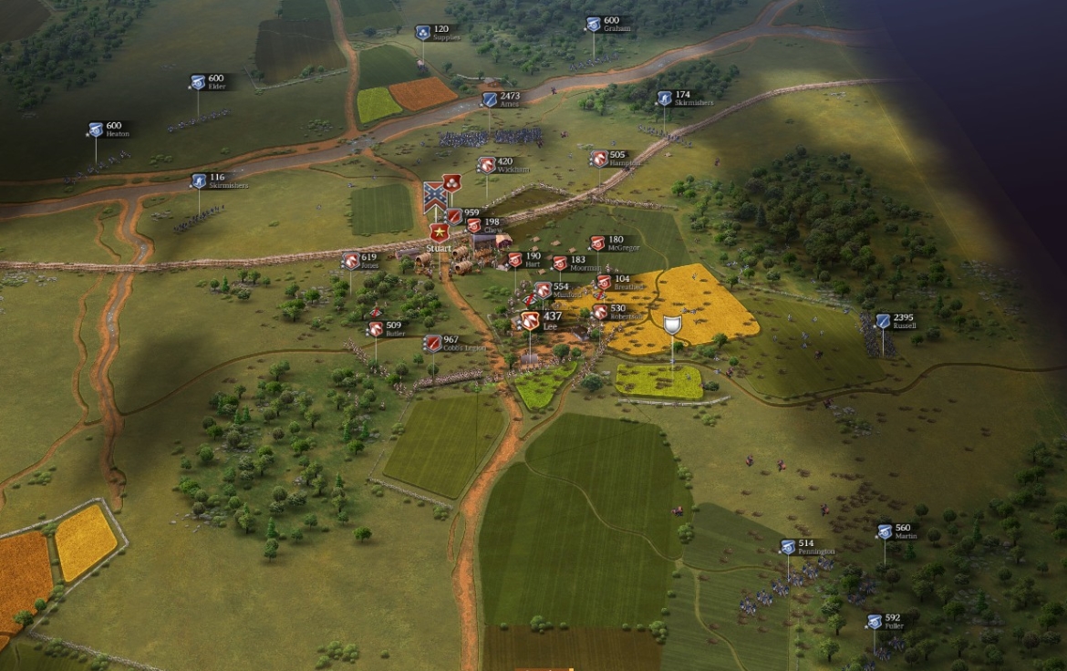 ULTIMATE GENERAL CIVIL WAR — BRANDY STATION (CSA) LUDUS MAX